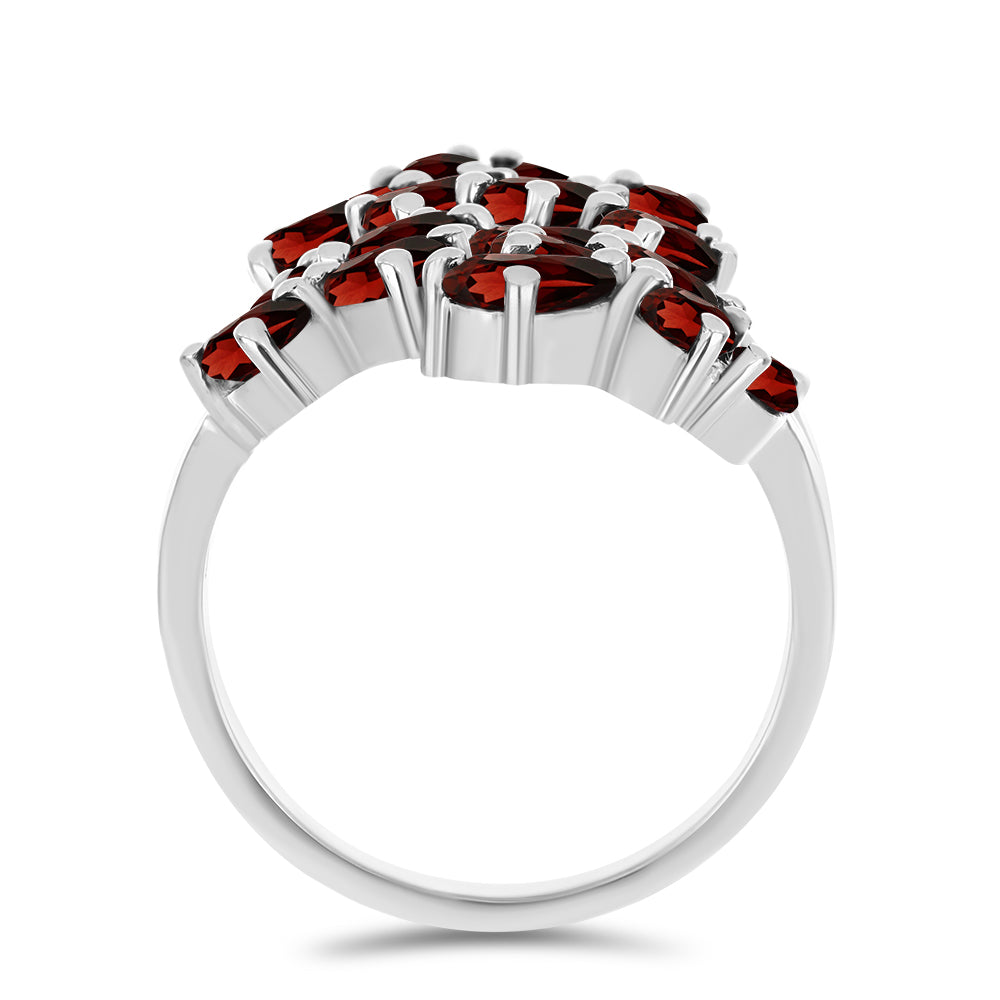 Anillo de Plata con Granate Barton