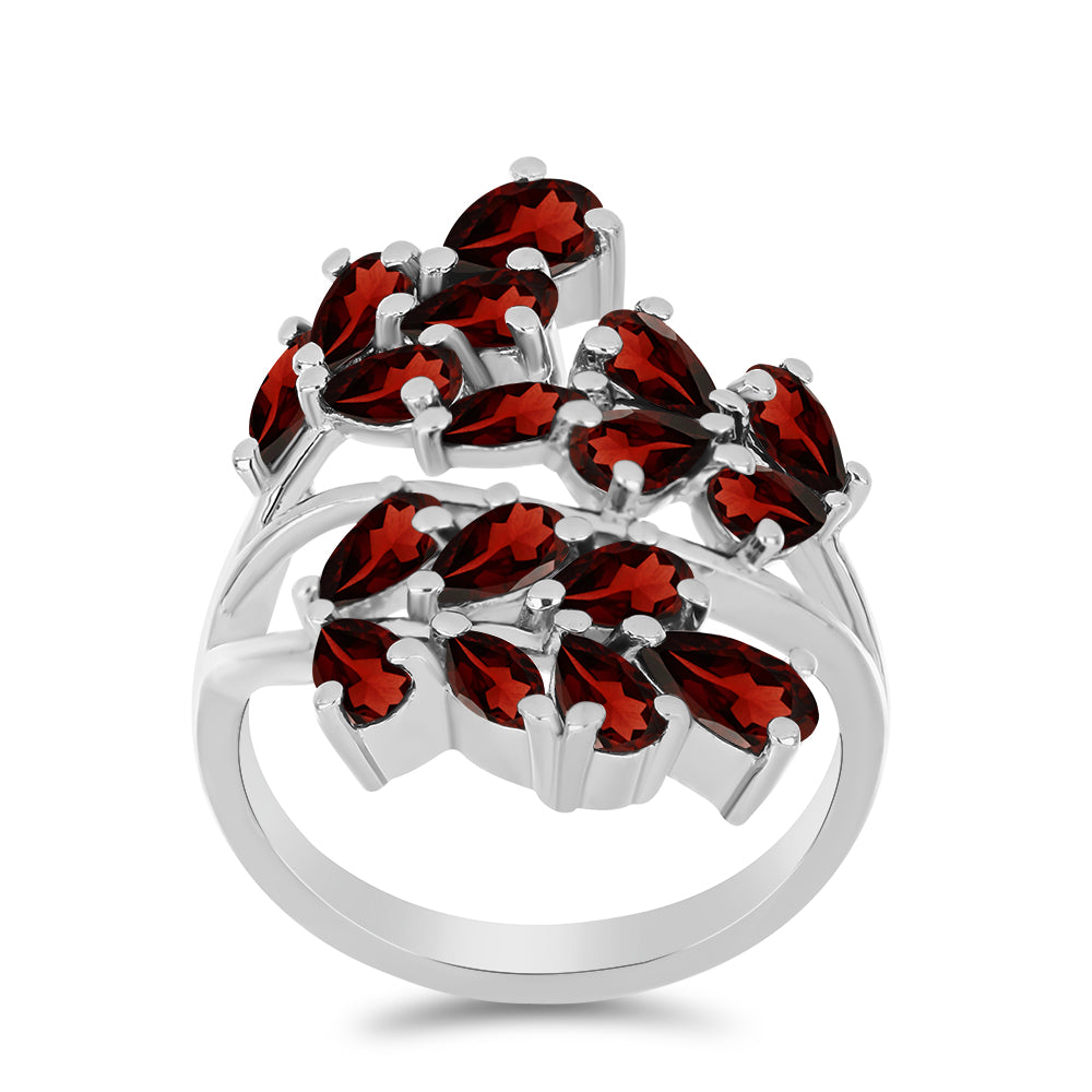 Anillo de Plata con Granate Barton