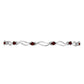 Pulsera de Plata con Granate Barton