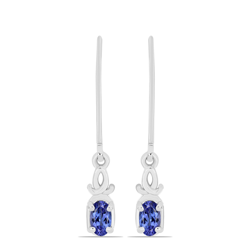 Pendientes de Plata con Tanzanita 1 