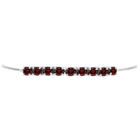 Pulsera de Plata con Granate Barton