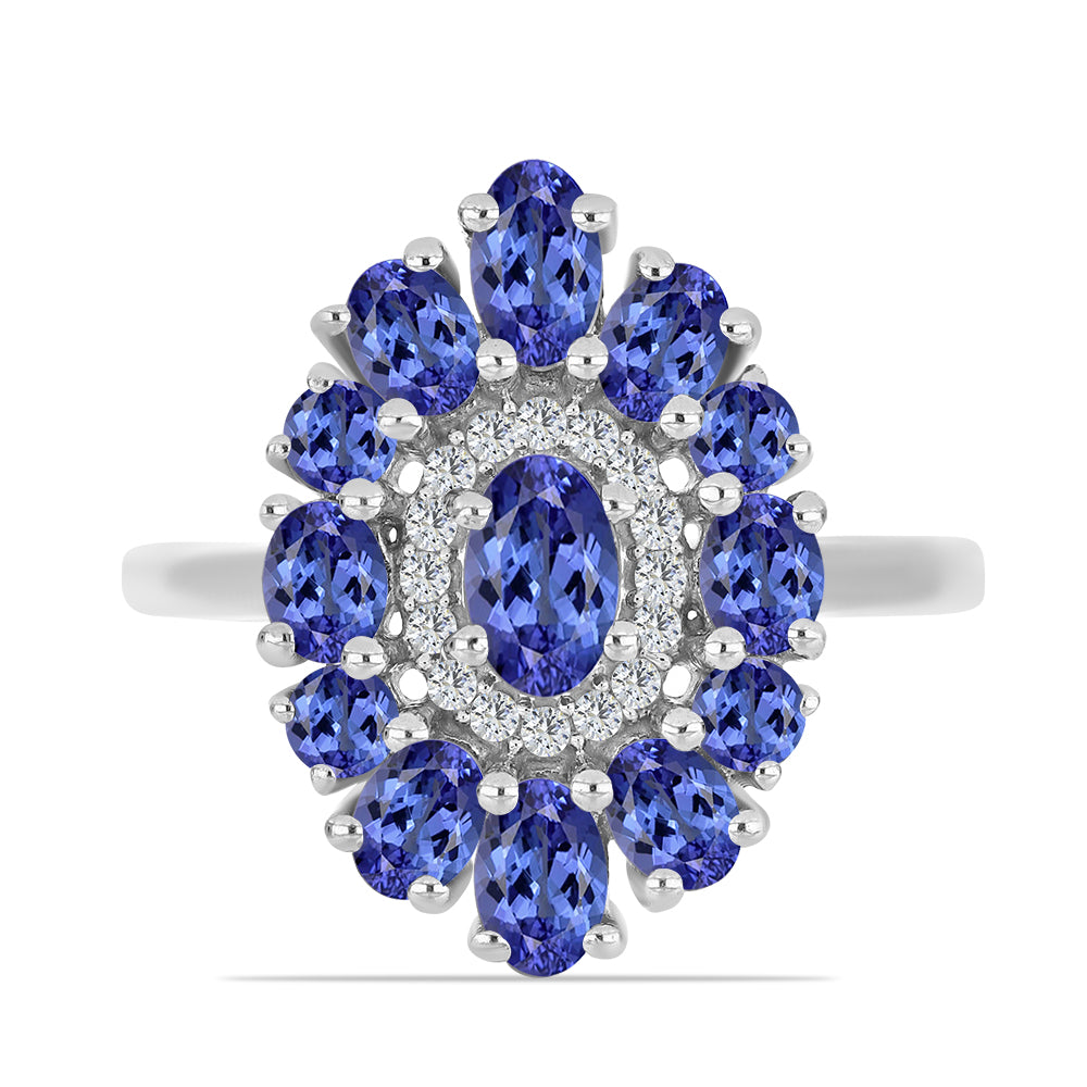 Anillo de Plata con Tanzanita 1 