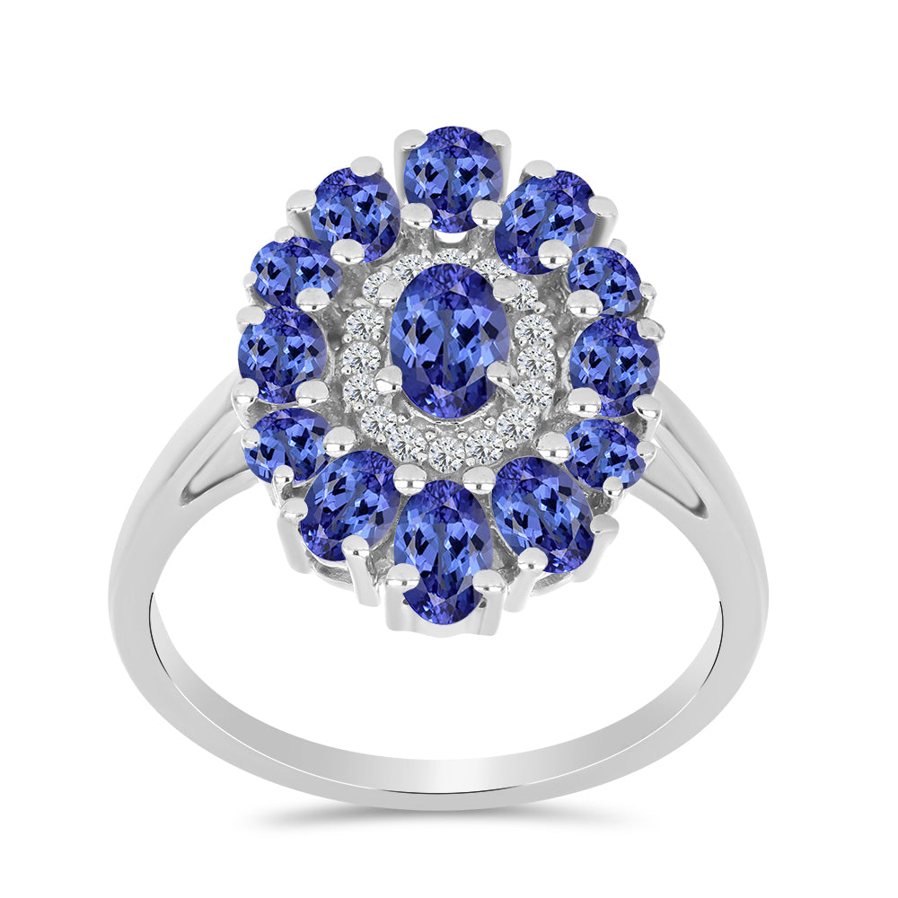 Anillo de Plata con Tanzanita