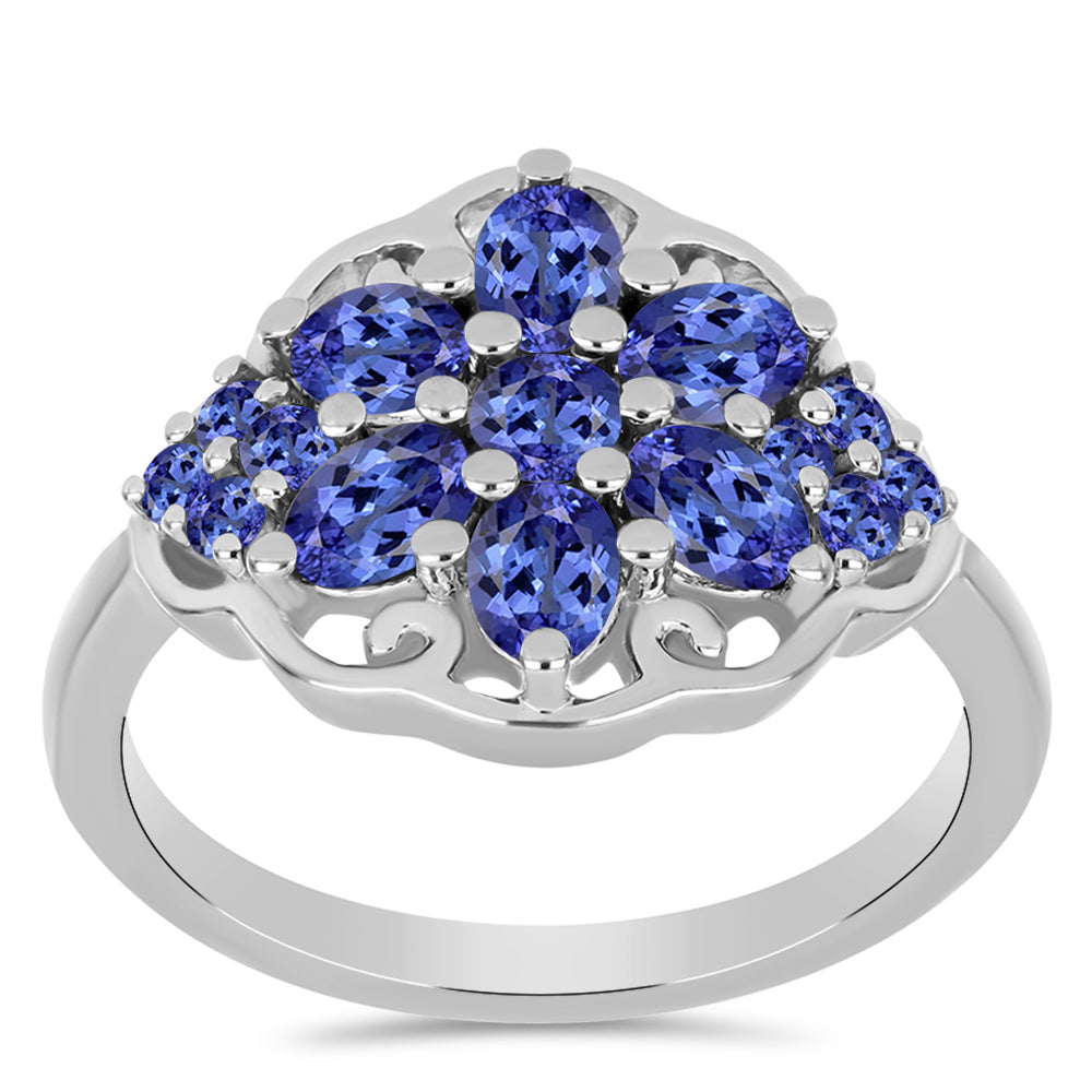 Anillo de Plata con Tanzanita 3 