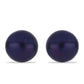Pendientes de Plata con Perla Azul de Agua dulce