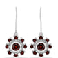 Pendientes de Plata con Granate Barton