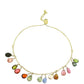 Pulsera de Plata Bañada en Oro con Chakra Turmalina