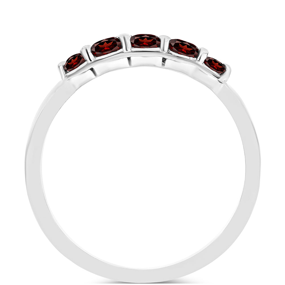 Anillo de Plata con Granate Barton 2 
