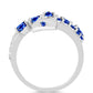 Anillo de Plata con Zafiro Azul Australiano