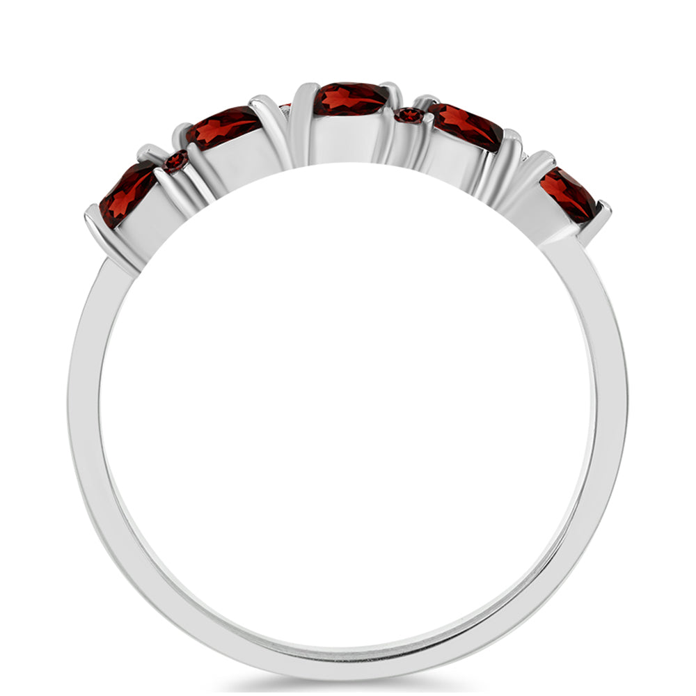 Anillo de Plata con Granate Barton 2 