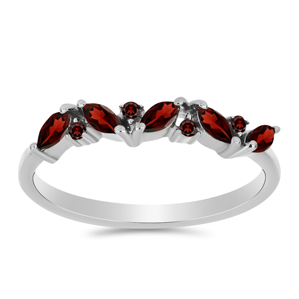 Anillo de Plata con Granate Barton 3 