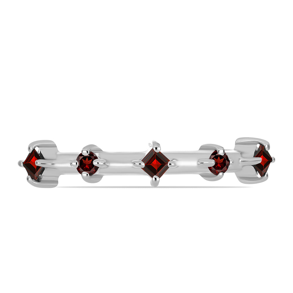 Anillo de Plata con Granate Barton