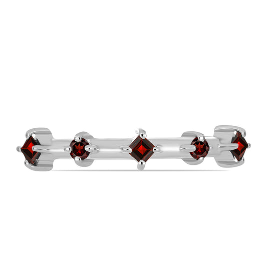 Anillo de Plata con Granate Barton