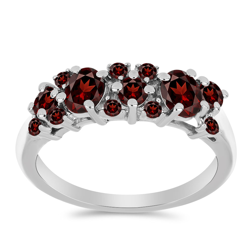 Anillo de Plata con Granate Barton 3 
