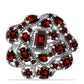 Anillo de Plata con Granate Barton