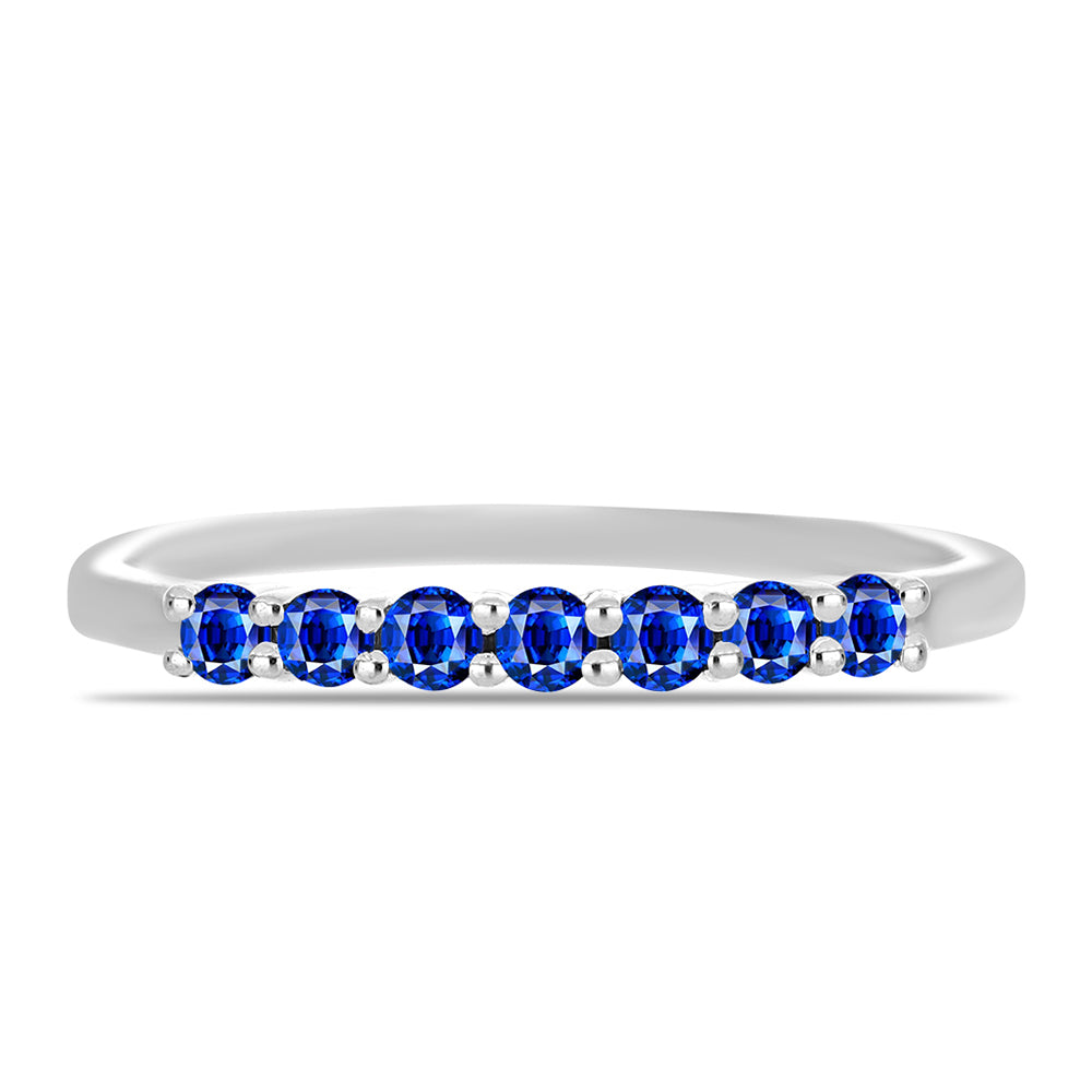 Anillo de Plata con Zafiro Azul Australiano 1 