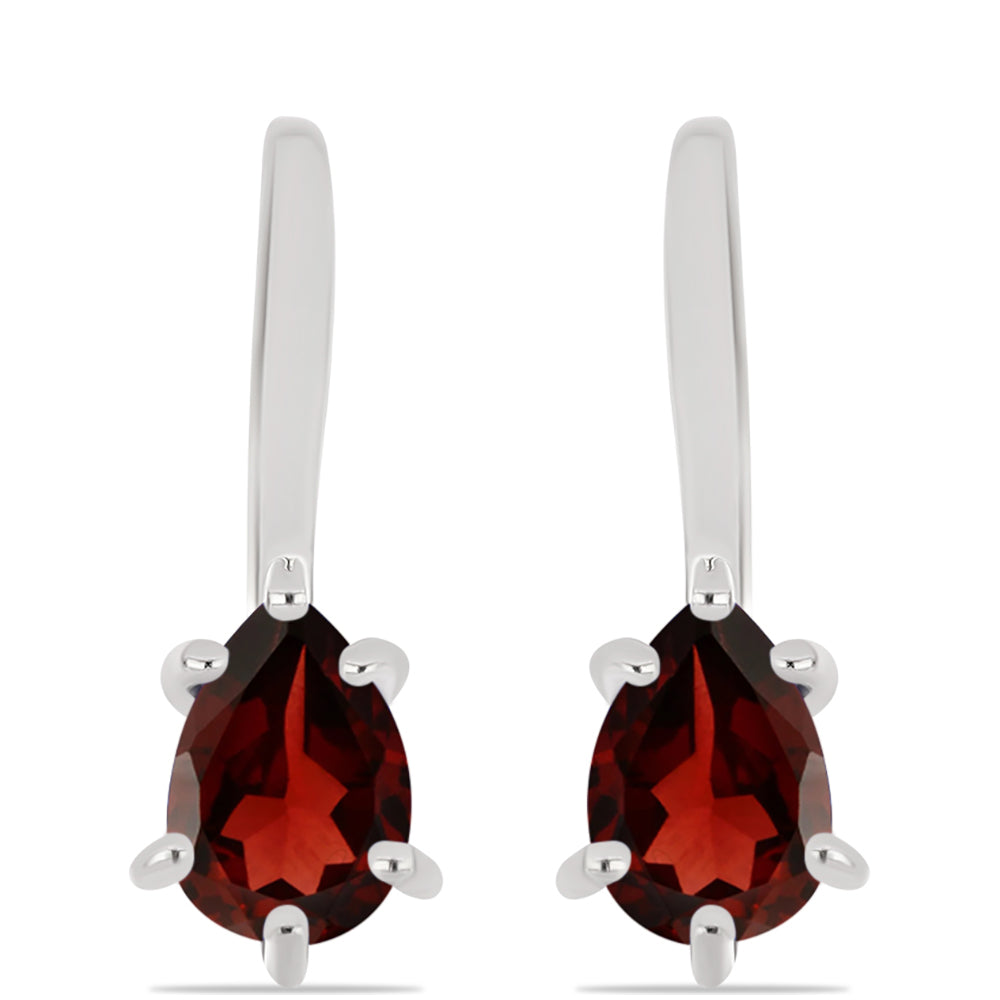 Pendientes de Plata con Granate Barton 1 