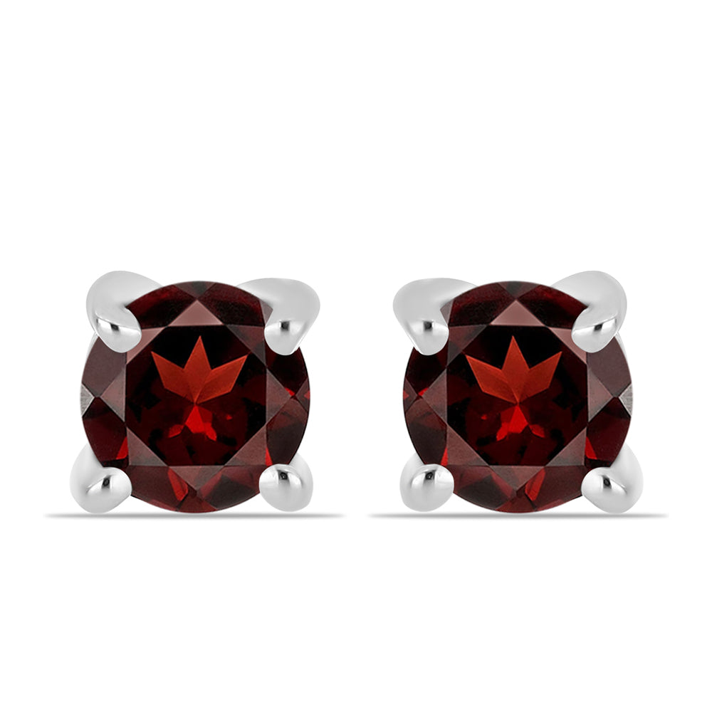 Pendientes de Plata con Granate Barton 1 