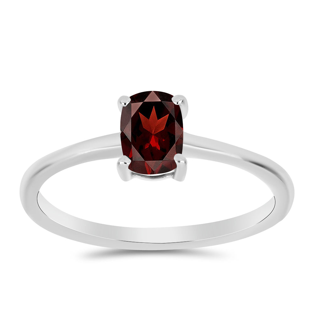 Anillo de Plata con Granate Barton 3 