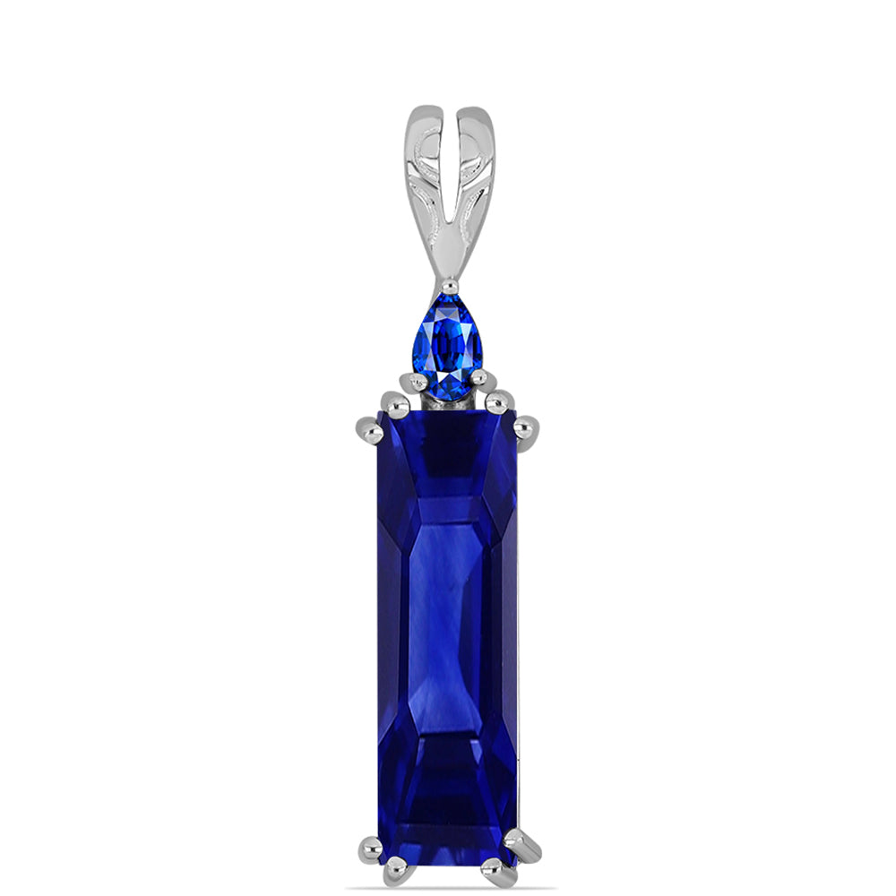 Colgante de Plata con Zafiro Azul Australiano