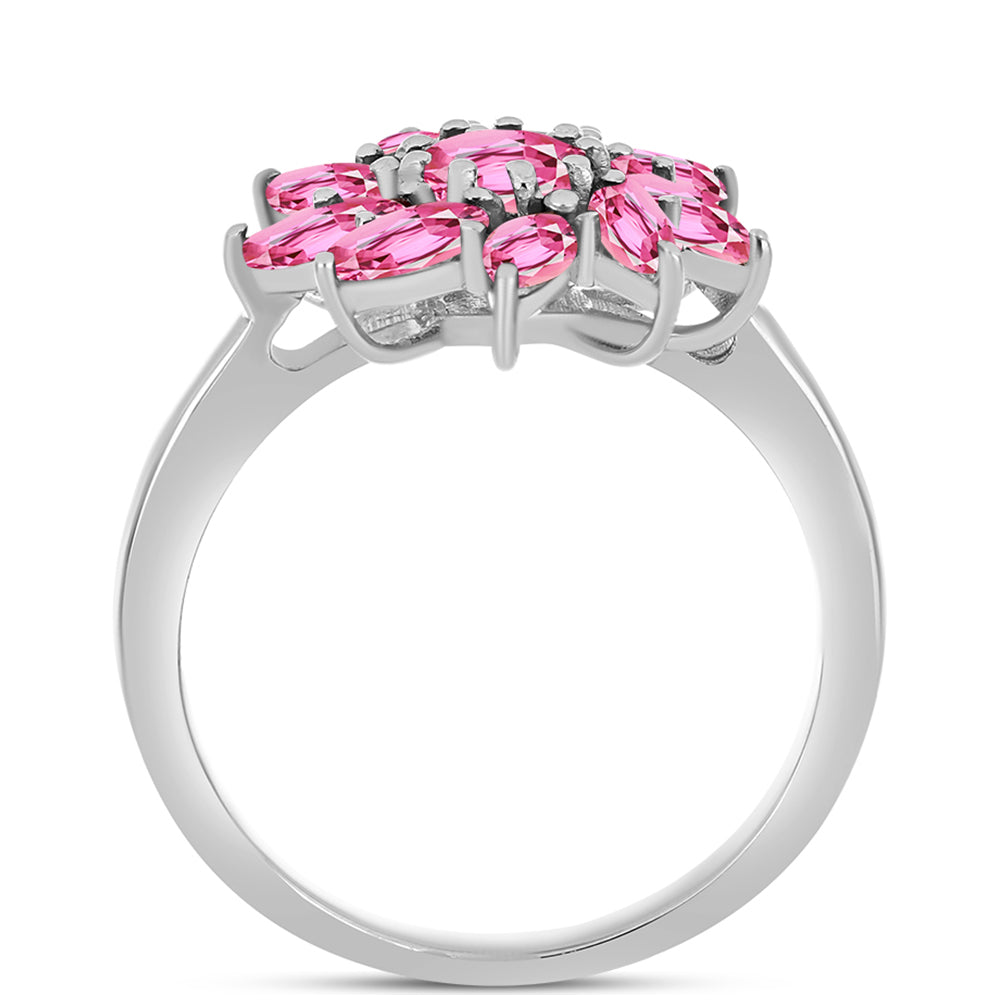 Anillo de Plata con Turmalina Rosa de Pelmadulla 2 