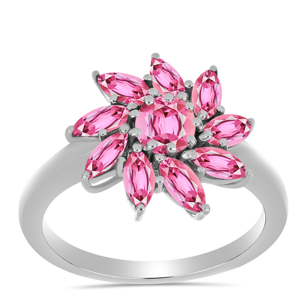 Anillo de Plata con Turmalina Rosa de Pelmadulla 3 