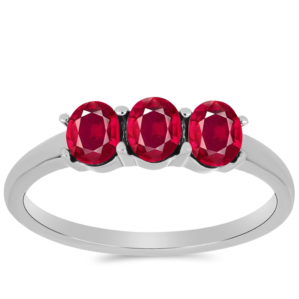 Anillo de Plata con Rubí de Madagascar 3 