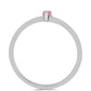 Anillo de Plata con Turmalina Rosa de Pelmadulla