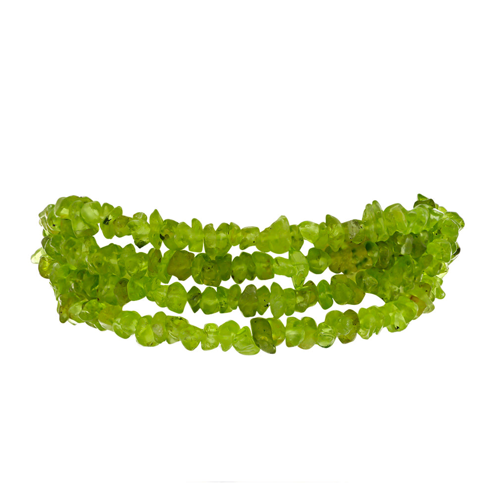 Pulsera de Plata con Peridoto de Changbai 2 