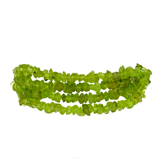 Pulsera de Plata con Peridoto de Changbai