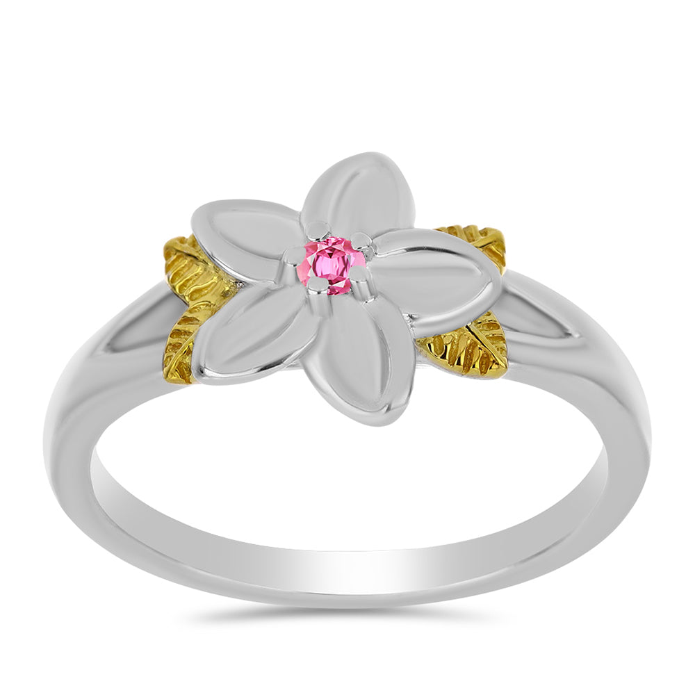 Anillo de Plata con Turmalina Rosa de Pelmadulla