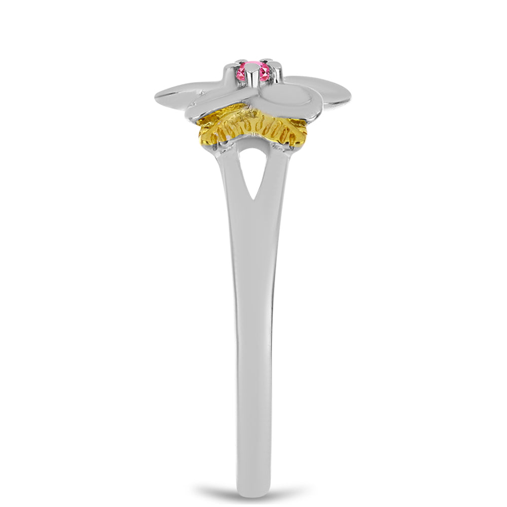 Anillo de Plata con Turmalina Rosa de Pelmadulla 4 
