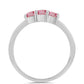 Anillo de Plata con Turmalina Rosa de Pelmadulla