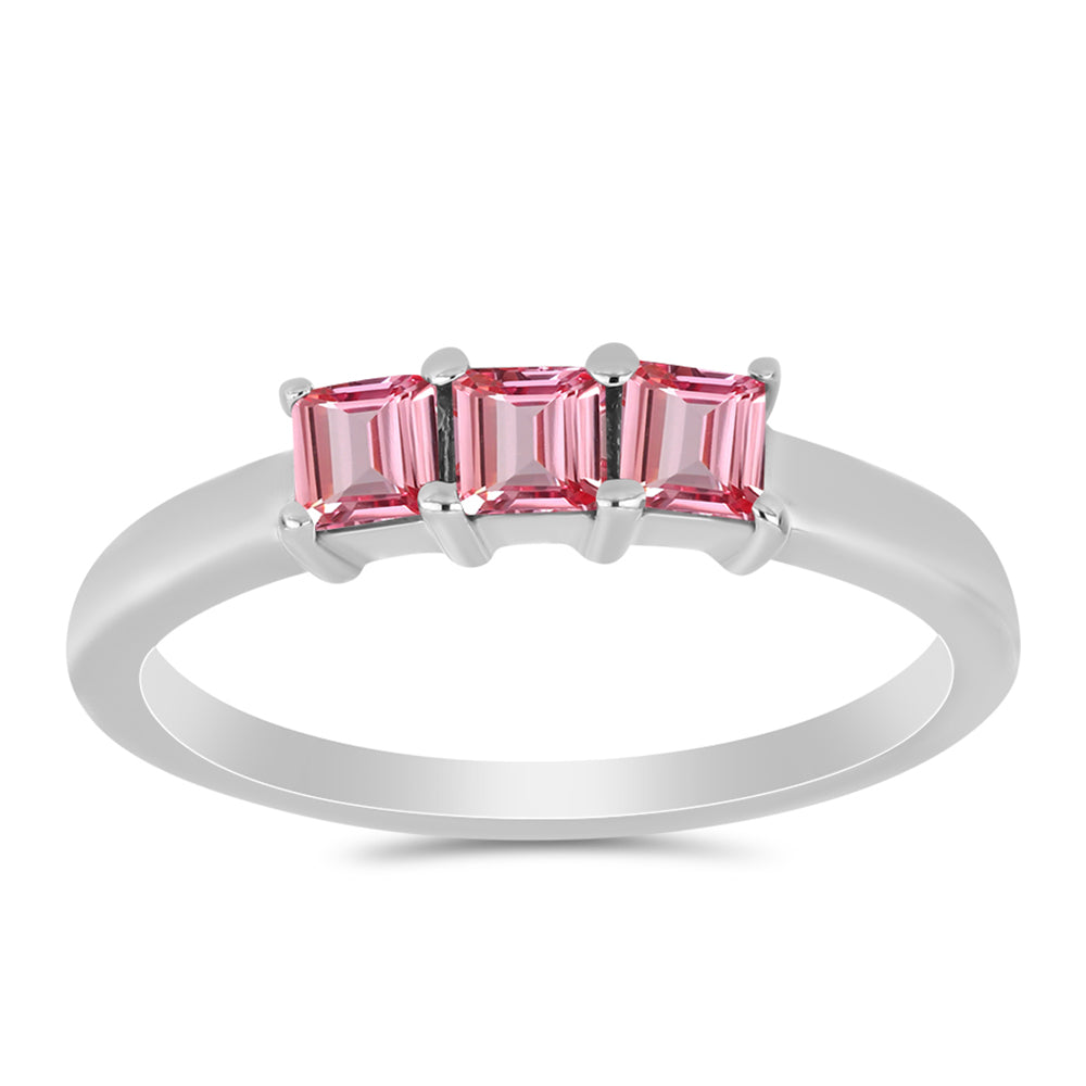 Anillo de Plata con Turmalina Rosa de Pelmadulla 3 