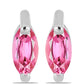 Pendientes de Plata con Turmalina Rosa de Pelmadulla