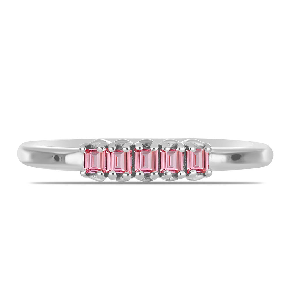 Anillo de Plata con Turmalina Rosa de Pelmadulla 2 