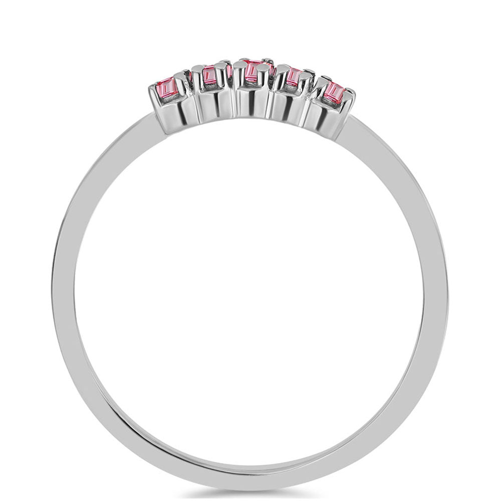 Anillo de Plata con Turmalina Rosa de Pelmadulla 3 