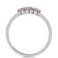 Anillo de Plata con Turmalina Rosa de Pelmadulla