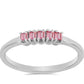 Anillo de Plata con Turmalina Rosa de Pelmadulla
