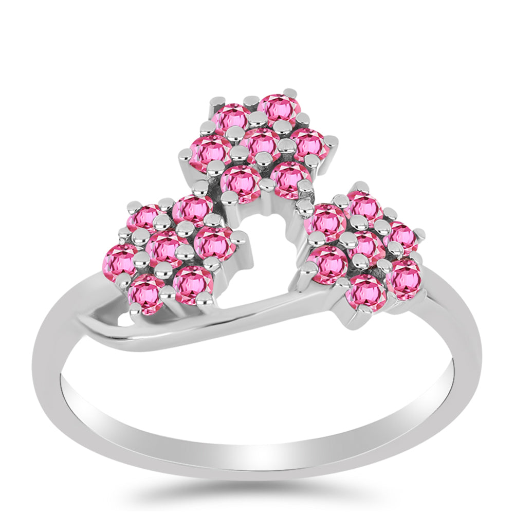 Anillo de Plata con Turmalina Rosa de Pelmadulla 3 