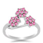 Anillo de Plata con Turmalina Rosa de Pelmadulla