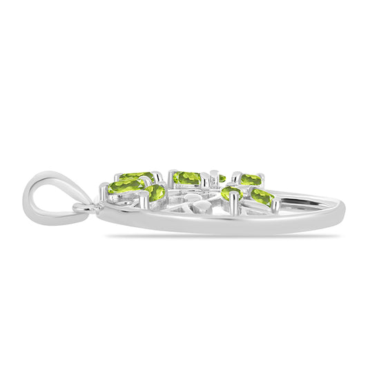 Colgante de Plata con Peridoto de Changbai