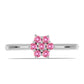 Anillo de Plata con Turmalina Rosa de Pelmadulla