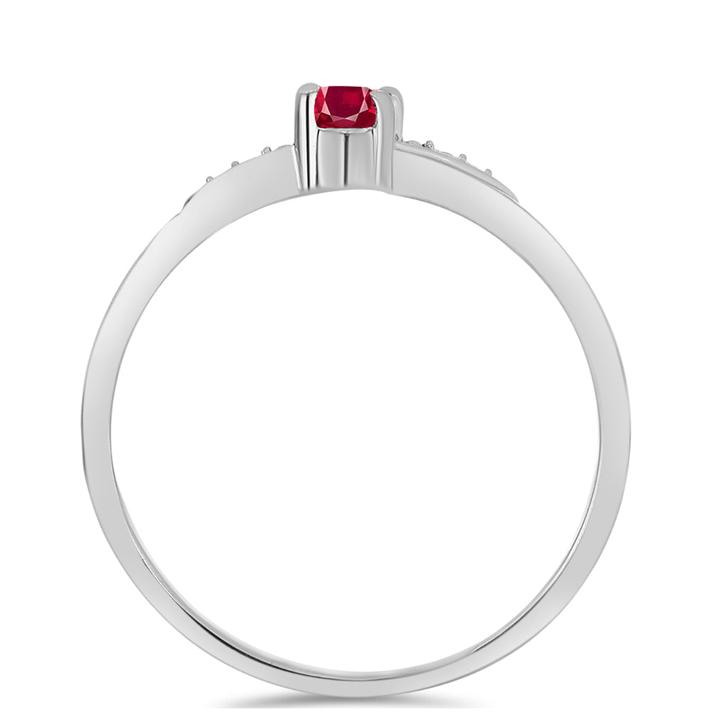 Anillo de Plata con Rubí de Madagascar 2 