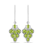 Pendientes de Plata con Peridoto de Changbai