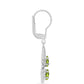 Pendientes de Plata con Peridoto de Changbai