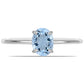 Anillo de Plata con Aguamarina del Condado de Embu