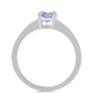 Anillo de Plata con Aguamarina del Condado de Embu