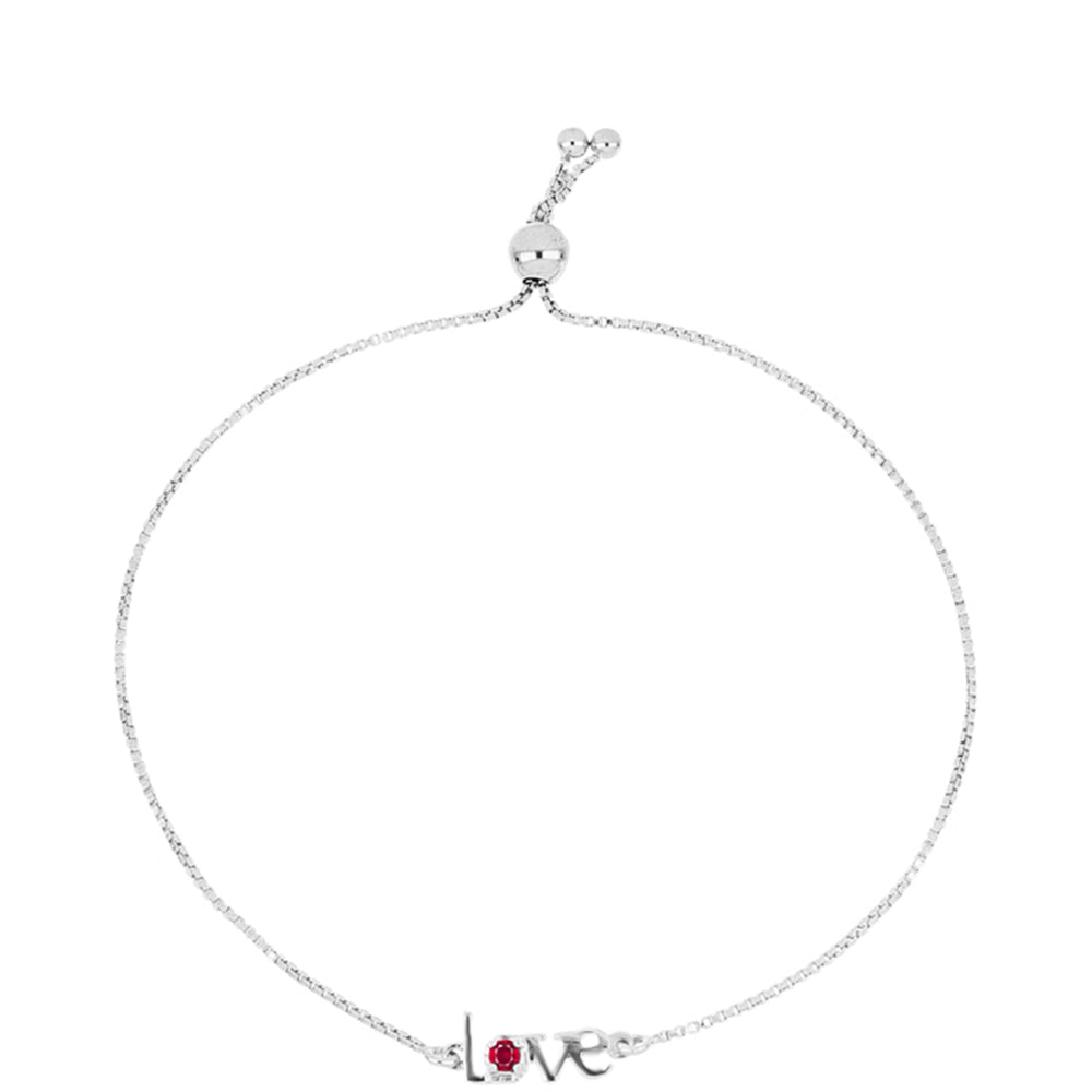 Pulsera de Plata con Rubí de Madagascar 1 