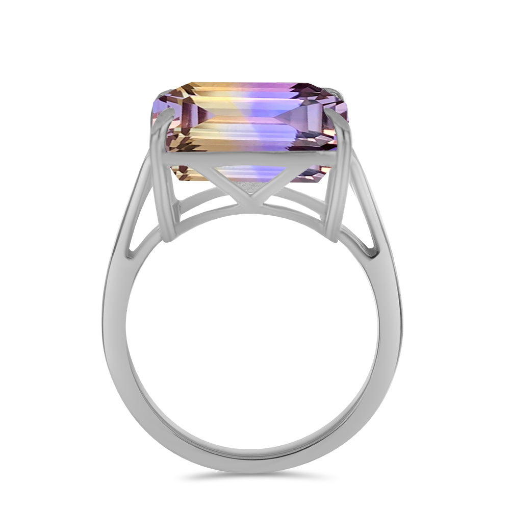 Anillo de Plata con Amatrino de Anahi